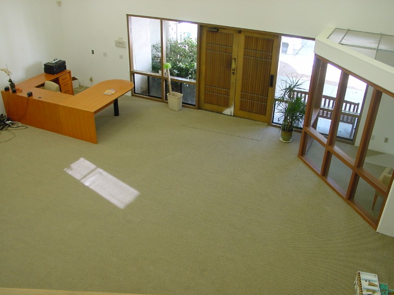 Building C view from stairs